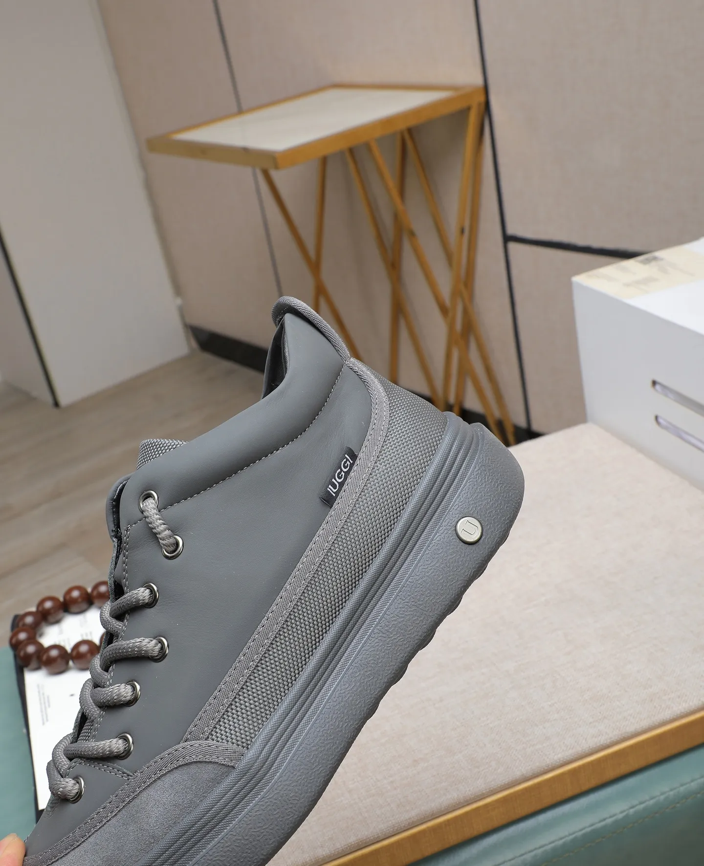 Men's shoes 💰660 IUGGI new retro presbyopia men's shoes, casual and versatile, full of high-end sense, fashionable, luxury and personalized style, joint style, retro presbyopia factor, full of handsome style, first layer suede cowhide, lining wool, rubber outsole, light and non-slip size: 39-44
